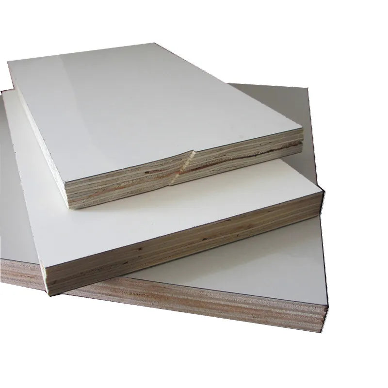 New Design Melamine Laminate Plywood With Solid Color or Wood Grain for Cabinet and Furniture