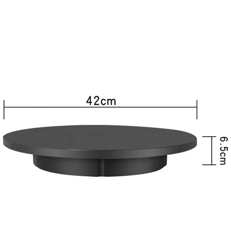 42cm Fixed Speed Max Load 100kg 360 Degree Rotating Display Stand Electric Motorized Turntable for Photography Product Display