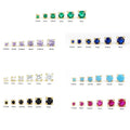BS1501 6pcs/set Professional Sterling Silver for Women 925 Mini Cubic Studs Set Earrings With Great Price