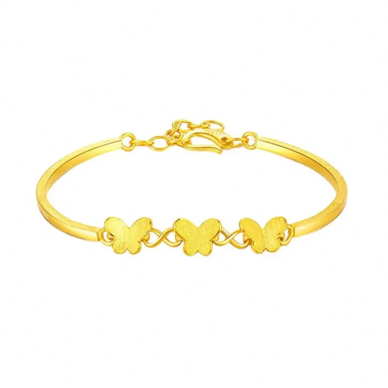 Dubai Jewelry Gold Plated Bracelet Butterfly Gold Plated Wedding Bracelet Jewelry Gold PlatedBracelet Small Butterfly Jewelry