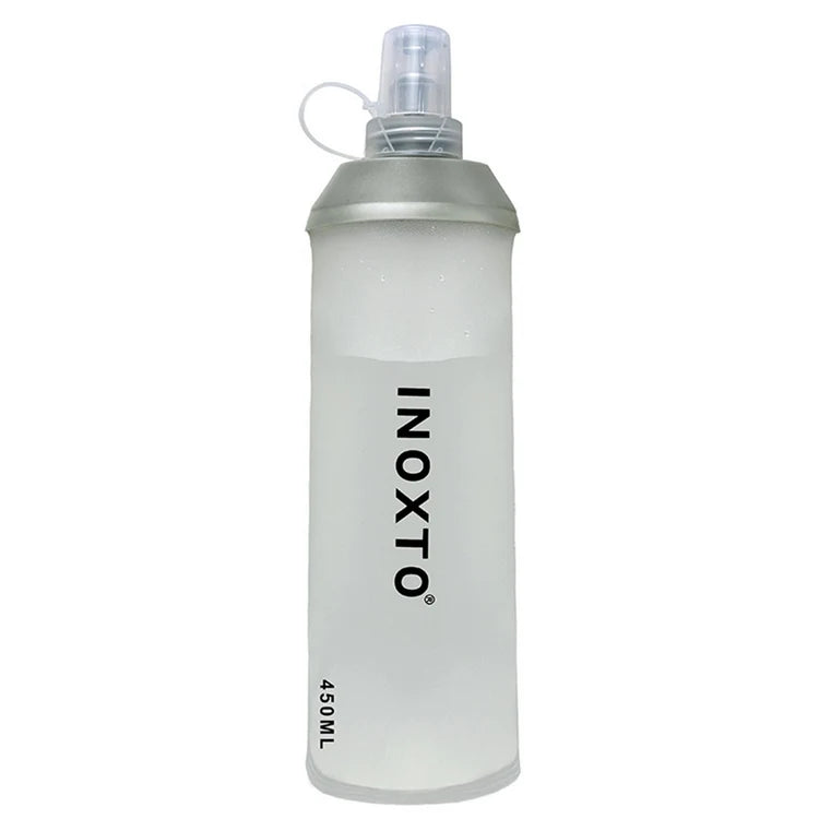 450ml Sports Water Bladder Drinking Bag Portable Soft Folding Water Bladder Storage Bag BPA Free for Climbing Riding Marathon