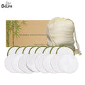 Eco Friendly Organic Eye Face Facial Cleansing Cleaning Pad Set Reusable Bamboo Cotton Make up Makeup Remover Pads