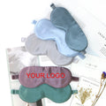 Hot Travel Eye Mask Custom Logo Silk Sleeping Block Light Shading Eye Mask