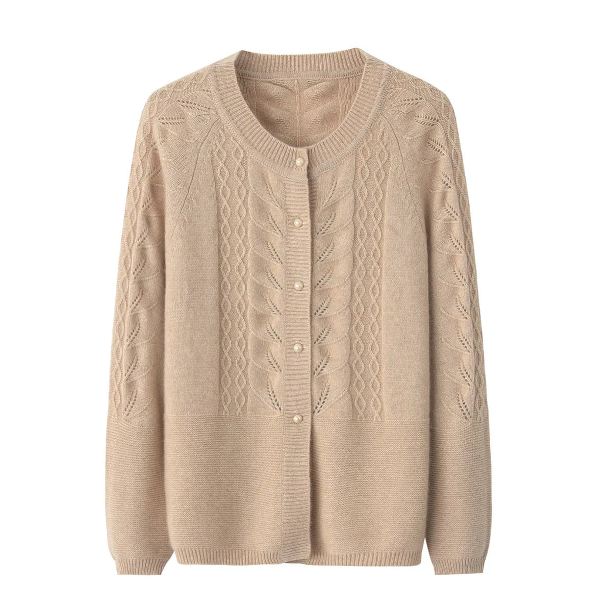 Wholesale Crew Neck Custom High Quality Pure Cashmere Women's Sweater Pullover Knitted Light 100% Cashmere Sweater Cardigans