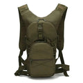 Camouflage PVC Lining  Hydration Backpack for Outdoor Sports Tactical Cycling Camping Hiking Zipper Closure Unisex Vintage Style
