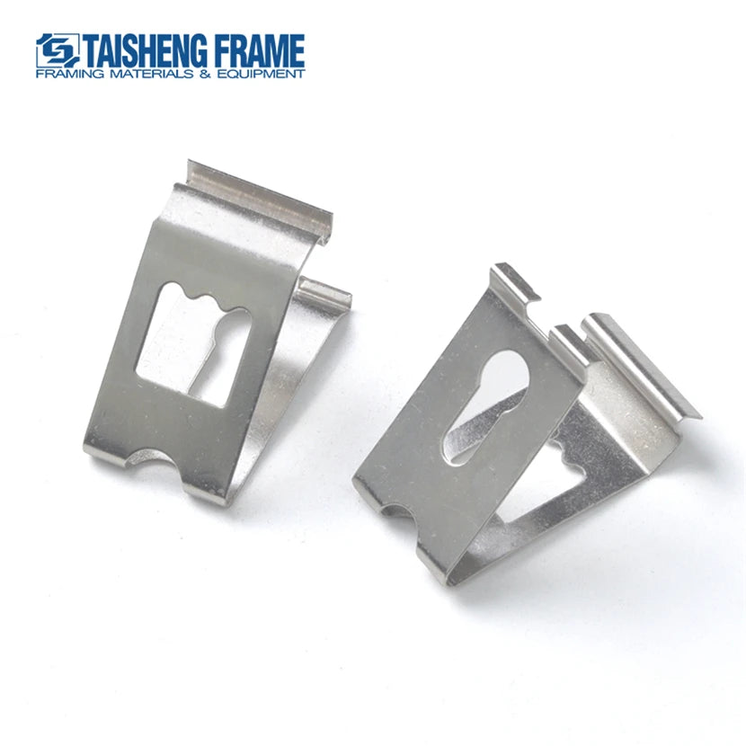 TS-K173 Metal Spring Photo Frame Turn Clip Hanger 16*31MM V-Shaped Buckle Picture Hook for Display