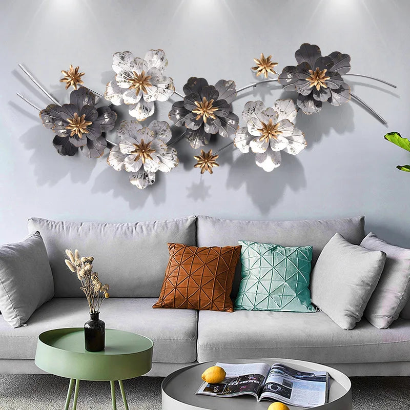 Light Luxury Abstract 3d Metal Wall Art Decor Iron Art Decoration Nature Art Decor for Home Living Room Bedroom