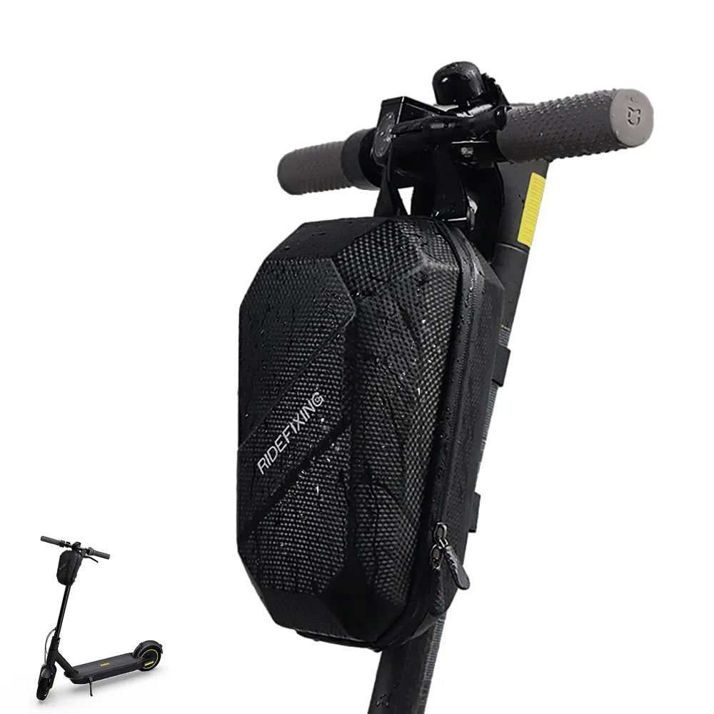 Image New 2L 3L 5L EVA Hard Shell Universal Electric Scooter Front Bag Waterproof Storage Scooter Accessory Ridefixing