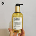 Custom Logo 500ml Round Shampoo Bottle Lotion Plastic Bottle 50ml 100ml 120ml With Gold Pump