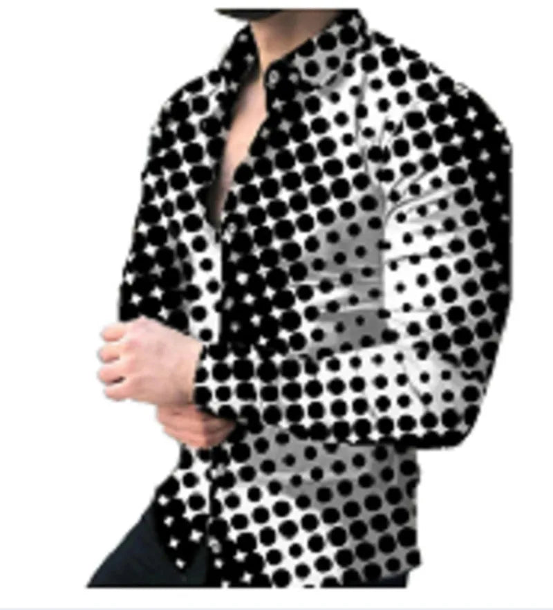 OEM/ODM Custom Floral Pattern Full Sleeve Shirt for Men Hot Sale All Printed Woven Wedding Party Prom Formal Button