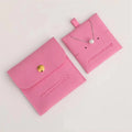 Custom Colorful Microfiber Suede Leather Envelope Jewelry Pouches Recyclable Velvet Fabric Button Printed Logo Gifts Candies