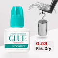Wholesale ICONSIGN 5ml+10ml Private Label Low Humidity Sensitive Eyelash Extension Glue Low Fume Lash Glue