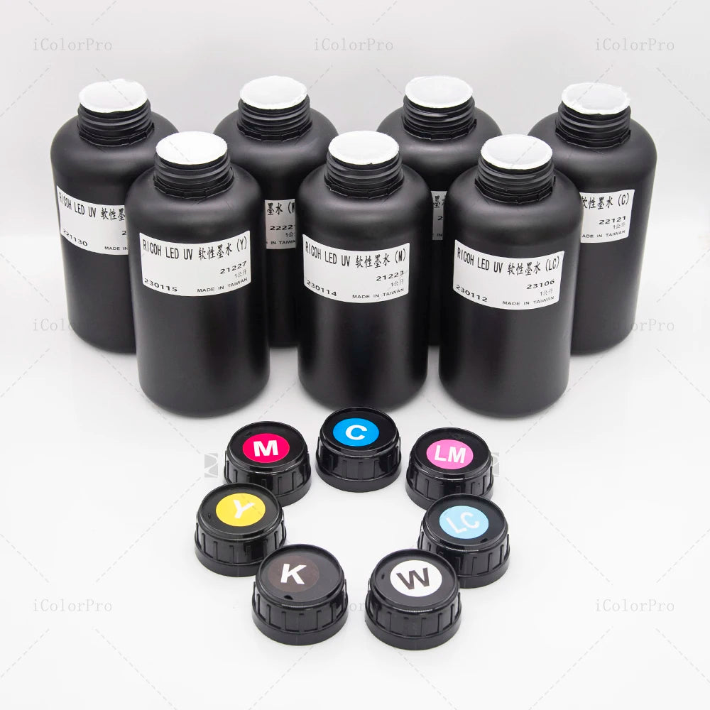 High Performance DONGZHOU Ricoh UV Ink for Epson I3200 and Ricoh Gen5 Printheads for Multi Surface Printing