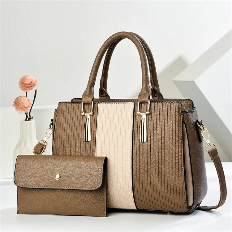 Large Women Fashion Tote Shoulder Handbag Waterproof Multi Function Travel Messenger Bags
