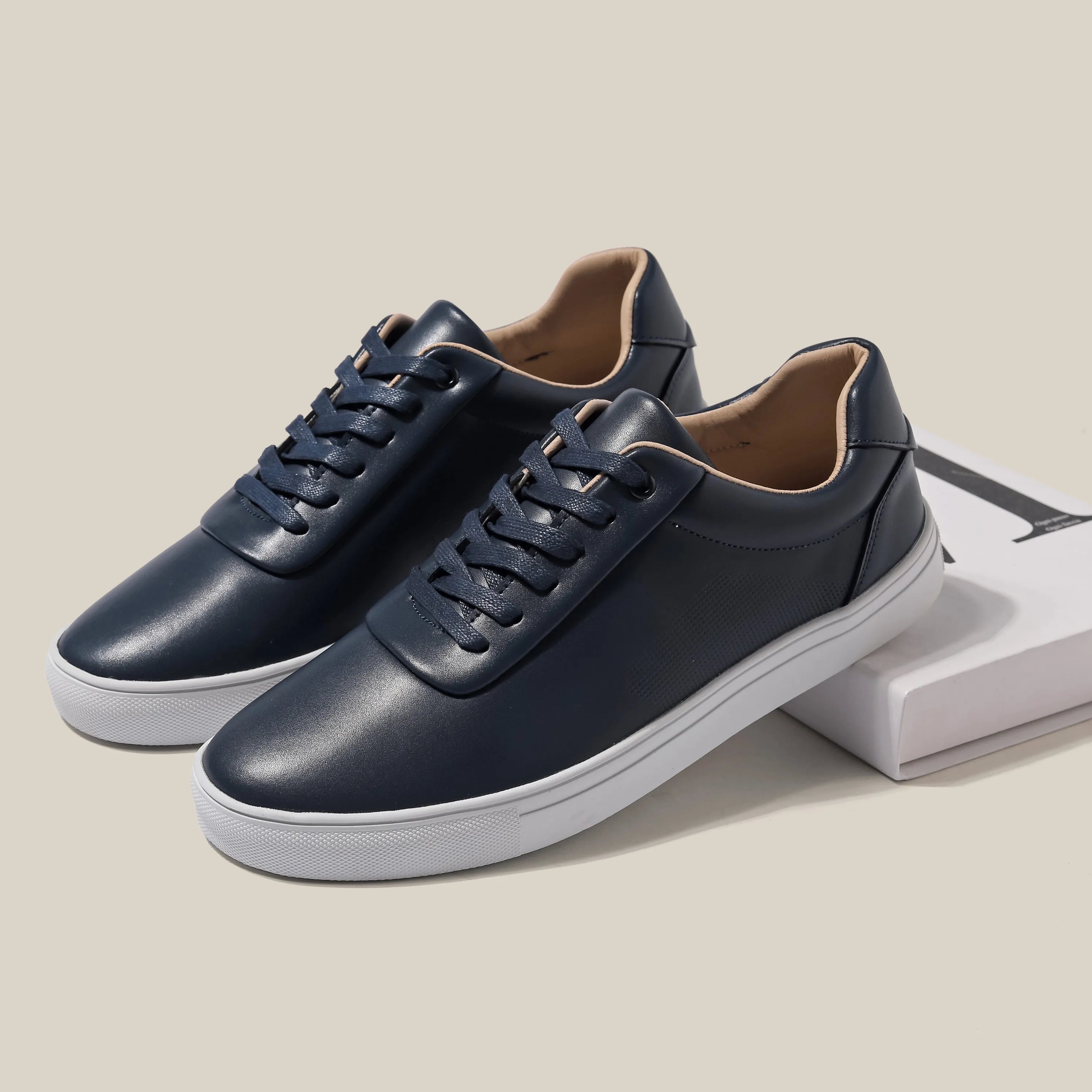 High Quality Retro Men's Casual Shoes Breathable Rubber Sole Durable for Daily Walking-Lace-Up Closure for Spring Autumn Winter