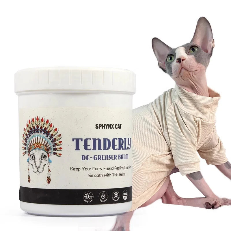 USMILEPET Popular Design Degreaser Pet Shampoo Deep Cleanse Cat Coats Removes Excess Oils Cat Bath De-greaser Balm for Cats