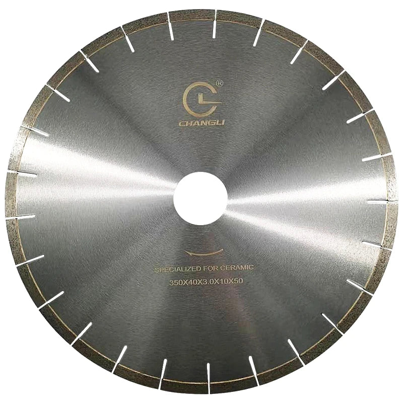 350mm/14 Inch Laser Welded Ti-Coated Power Tool OEM Large Size Diamond Disc Circular Saw Blades for Cutting Tile Ceramic