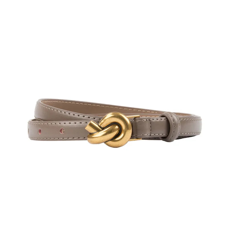 Custom Personalized Black Fashion Dresses Jeans Designer Plate Buckle Belt for Women Leather Belts