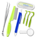 Factory Wholesale 3 in 1 Tick Removal Tool 7 Piece Set Box Pet Cat Dog Flea Tick Remover Kit