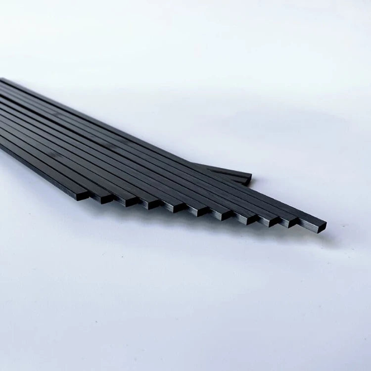 4mm X 7mm X 440mm Rectangular Carbon Fiber Bars Guitar Neck Reinforcement Carbon Fiber Neck Rods Guitar Neck Stiffener