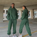 New Tracksuits Custom Two Piece Sweatpants and Hoodie Set Men High Quality Long Fitness Joggers Pants Hoodies Set Unisex