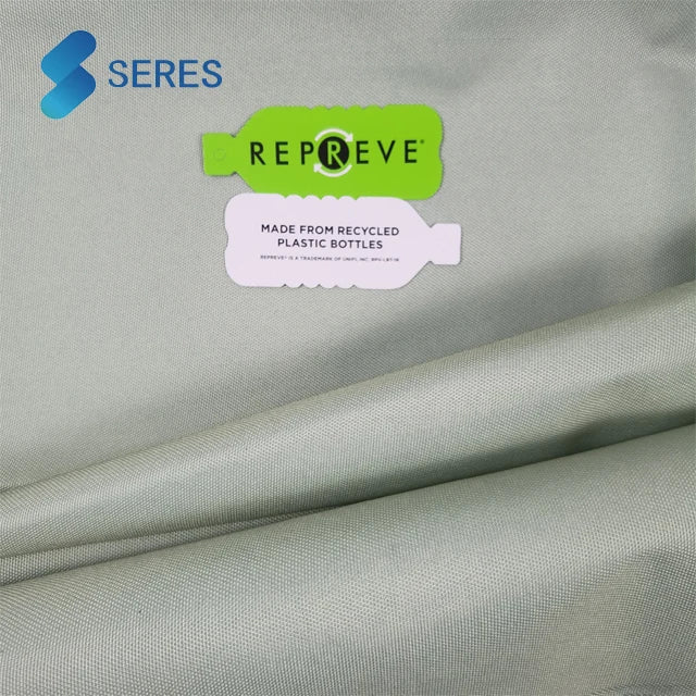 Eco Friendly Printed Plain 75D Repreve Waterproof Fabric Recycling Rpet 600D for Umbrella Swimwear Bag