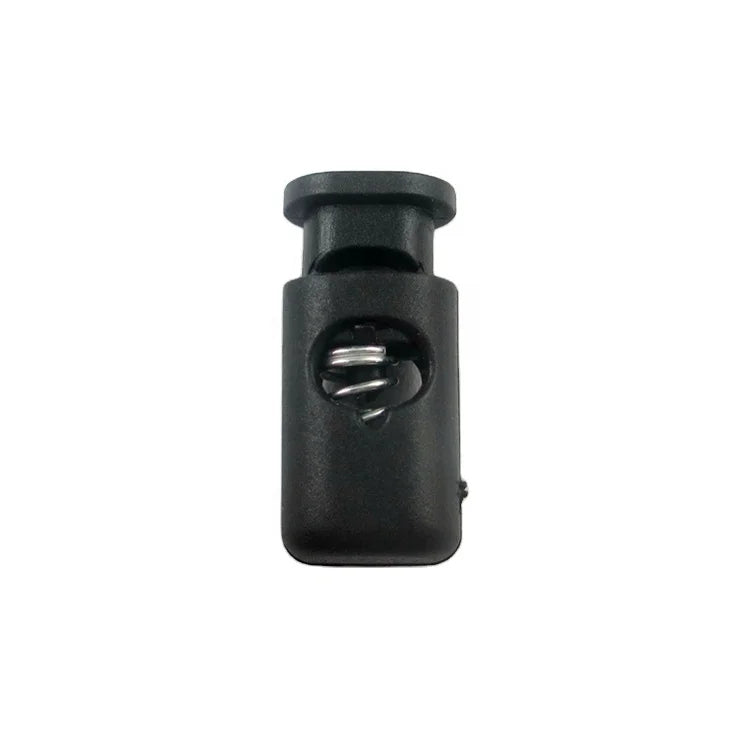 Elastic Cord Toggle Garments Stopper Plastic Clamp with Plating Technique Accessory for Garments
