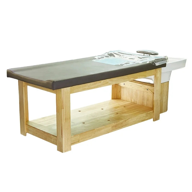Foshan Factory New Arrival Modern Cheap Hair Washing Massage Shampoo Chairs Bed With Sink