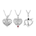 Repaired Heart Lover Pendants for Necklace Authentic 925 Sterling Silver CZ Pendant Necklaces Jewelry for Women Fashion Jewelry