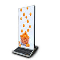Double Side LUZ SP-002 Rechargeable Solar Powered Outdoor Standing Advertising Light Box Signage with 2835 SMD LED