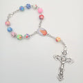 2025 Crystal Wholesale Cheap Polymer Clay Catholic Rosary Beads Bracelet