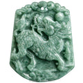 Certified Grade a Natural  Jade Unicorn Send Blessing Ice Seed Jade Pendant Lucky Pendant Men and Women Jade Pendant Wholesale