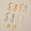 OT Clasp for DIY Necklace Jewelry Making Accessories Double Ring Necklace Closure Clasp Smooth Circular OT Clasp