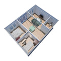 China Luxury Prefab House Ready Made Economical Portable Home Container Houses Ready to Living