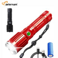 Super Bright 30w White Laser Power Bank 1000m Waterproof Rechargeable Usb Led Tactical Torch Work Light Outdoor Flashlights