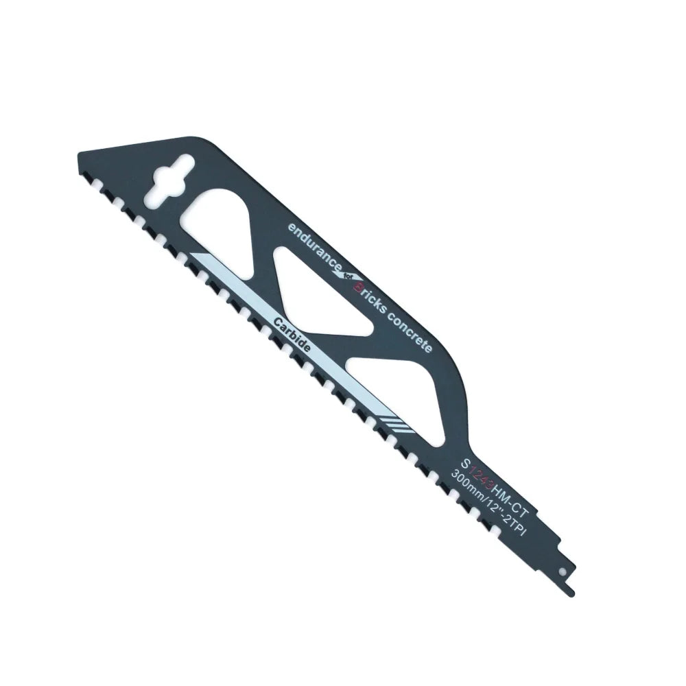 S0243HM Cobalt-Infused Industrial Reciprocating Saw Blades Anti-Clog Vortex Teeth for Fiber Cement/FRP/Reinforced Brick