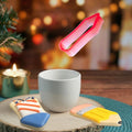 Plastic Pencil Crayon Shaped Dough Fondant Biscuit Cookie Cutter Mold Tool Set for Royal Icing