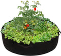 1-100 Gallon Round Felt Raised Planting Bed Thicken Non Woven Veggie  Fabric Garden Plant Grow Pots Planter Container