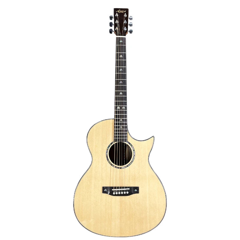 Aiersi Guitars Ready to Ship Cutaway Acoustic Guitar Made in China