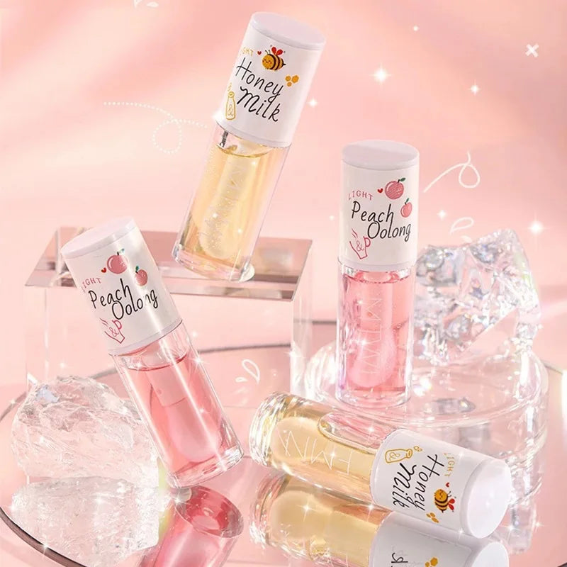 Vegan Moisturizing Hydrates Lip Oil Anti Chaps Smooth Private Label Transparent Plumping Lip Oil