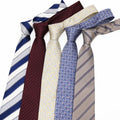 Wholesale spot Fashion classic business striped  men's 100%silk tie custom  Necktie Good quality jacquard knit