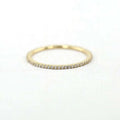 LOZRUNVE Dainty 925 Sterling Silver Stacking Eternity Ring for Women