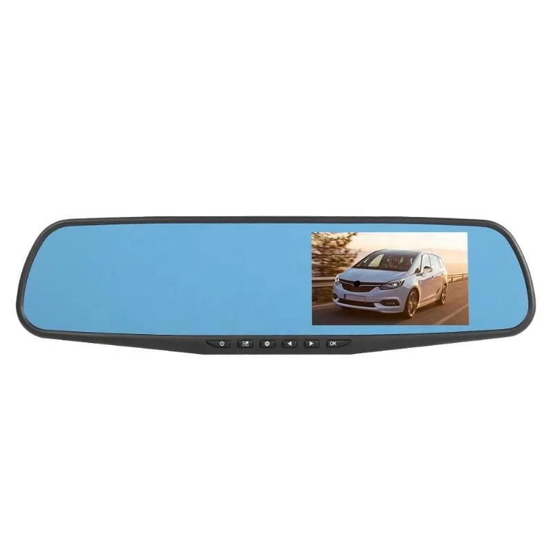 Factory Price Car Black Box Full HD 1080P Car Dvr Camera Auto 4.3 Inch Rearview Mirror Dash Cam Black Box Camcorder MegaBDM