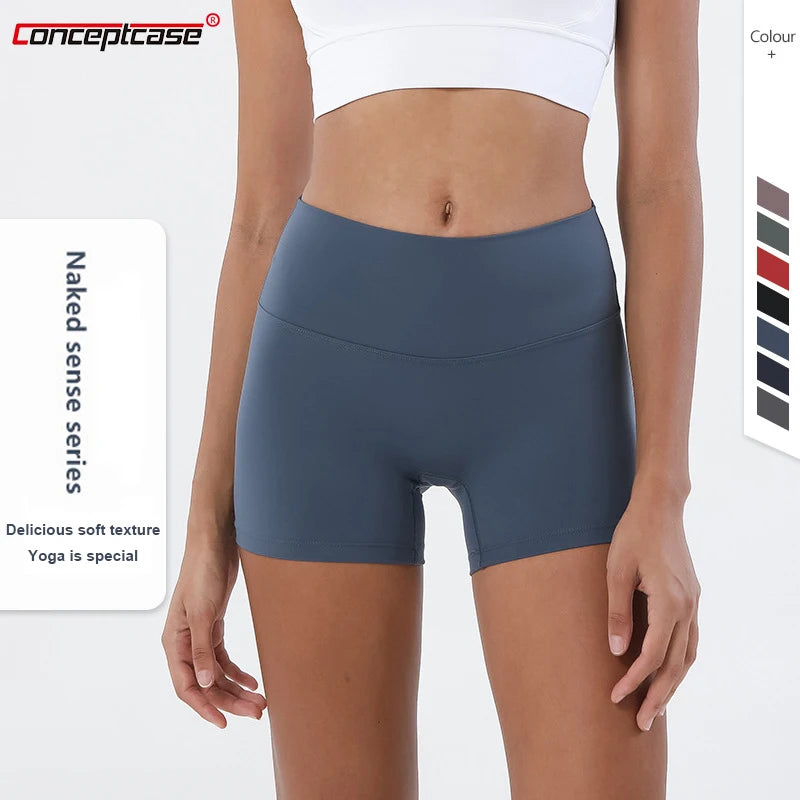 Gym Fitness Clothing Compression Wear High Waist Scrunch Butt Lift Seamless Yoga Pants Leggings Workout Biker Shorts for Women