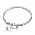 DIY Available Stainless Steel Round Snake Chain Bracelet Adjustable Simple Design Fashion Jewelry Bracelet