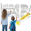 Children's Drawing Roll Coloring Paper Roll for Kids Drawing Paper Roll DIY Painting Drawing Color Filling Paper Graffiti Scroll