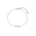 Ins Hot Sale Fashion Thin Bracelet Digit Eight Stainless Steel Women Fashion Minimalist Silver Number 8 Jewelry Bracelet