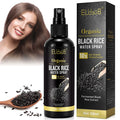ELbbuB Castor Oil Ginger Organic Fermented 120ml Black Rice Water Biotin Spray Natural Hair Growth Serum for Woman