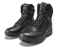Anti-puncture Anti-Static Lace-up Steel Toe Ankle Bootie Leather Combat Boot PU Security Guard Wear Winter/Autumn/Summer Men