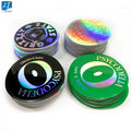 Custom Printing Thankyou Label Die Cutting Holographic Glass Sticker Anime/thank You Stickers for Small Business Holographic